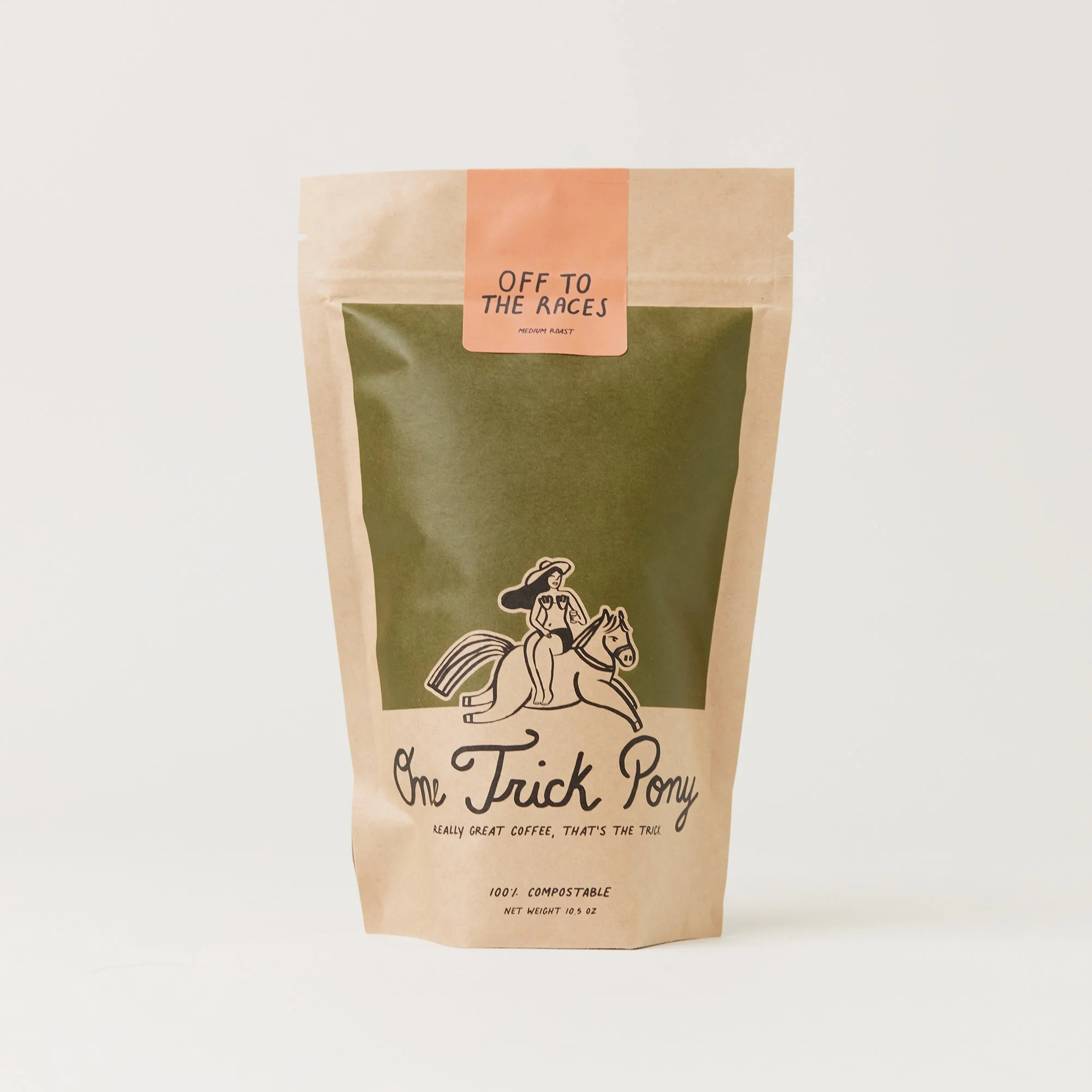 One Trick Pony タビブーツ Off To The Races Whole Bean Coffee — One Trick Pony